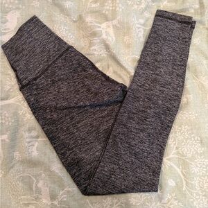 Heathered Gray High-Waist Leggings